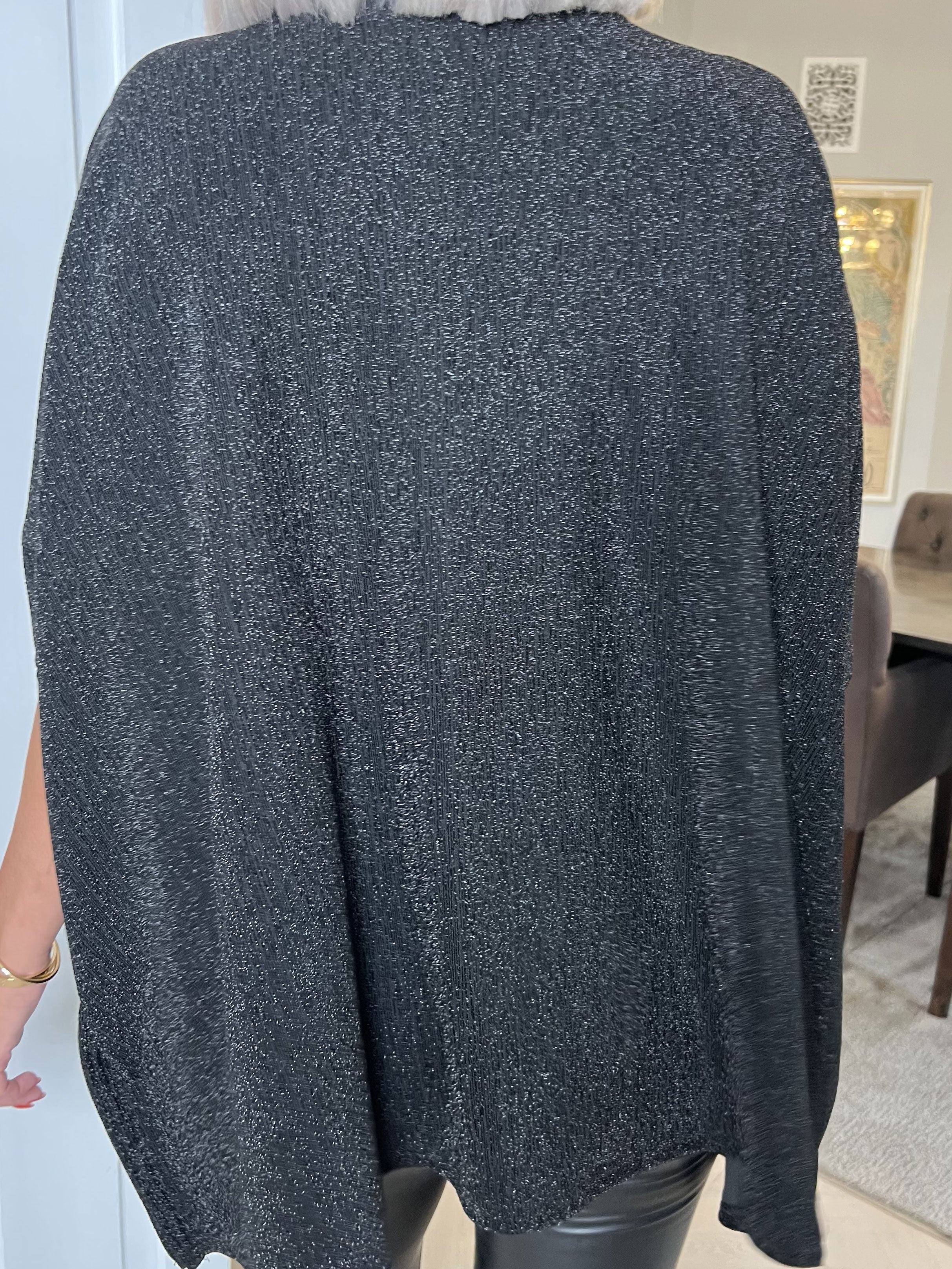 Milagrosa - Snygg tunika med dragkedja och glitter